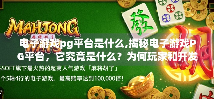 电子游戏pg平台是什么,揭秘电子游戏PG平台，它究竟是什么？为何玩家和开发者都爱它？